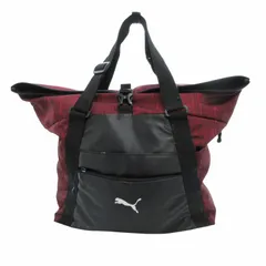 プーマ PUMA トートバッグ ハンド ロゴ プリント 赤 黒 レッド ブラック /HOのサムネイル