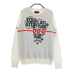 サイズ：L CALLAWAY キャロウェイ  ウール混 ニットセーター  ホワイト系 [240101311610] ゴルフウェア レディース ストストのサムネイル