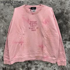 【未使用】DSQUARED2/ディースクエアード Relax Fit Crewneck/リラックス フィット クルーネック/ピンク/XL