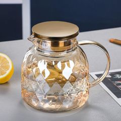 家庭用 冷蔵庫ポット ウォーターポット 紅茶 ミルク用 コーヒー ホット/コールドティー オシャレピッチャー 大容量 -20℃~150℃の温度差may