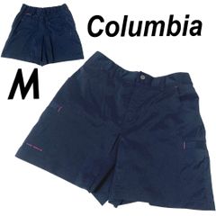 Columbia コロンビア レディース ハーフパンツ M キュロット PL4059 アウトドア 刺繍ロゴ (F21)