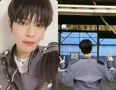 【中古】コレクションカード(男性) Stray Kids/Seungmin(スンミン)/衣装グレー・裏面背中/CD「IN生 (IN LIFE)」封入特典フォトカード