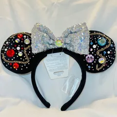 上海ディズニーランド カチューシャ 新品未使用 タグ付き ツイード ミニー 上海ディズニーランド カチューシャ 新品未使用 タグ付き