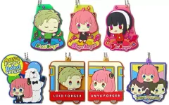 【中古】キーホルダー 全7種セット クリアラバーチャーム 「一番くじ SPY×FAMILY -Take me with you!-」 H賞