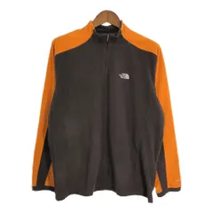 THE NORTH FACE ノースフェイス ハーフジップ フリースジャケット アウトドア ブラウン (メンズ XL) 中古 古着 S6328