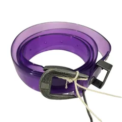 メアグラーティア meagratia Metal buckle vinyl belt レディース  00のサムネイル