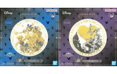 【中古】皿・ボウル 全2種セット ガラスプレート 「一番くじ キングダムハーツ -Linking Hearts-」 D賞