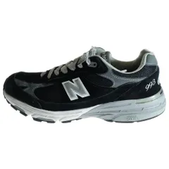 New Balance (ニューバランス) MR993BK スエード ローカットスニーカー US8/26.0cm ブラック