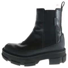 27cm】both paris サイドゴアブーツ レザー ブラック 43 27cm