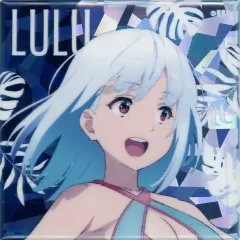 【中古】バッジ・ビンズ ルル(アップ) グリッター缶バッジ 「推しちゃれ 勇気爆発バーンブレイバーン 夏だ!ビーチだ!BBQだ! くじ」 E-7賞