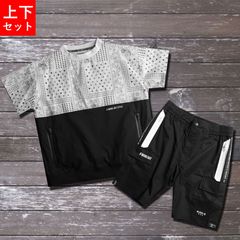 LUXE/R(ラグジュ) コットンナイロンバンダナ柄セットアップ セットアップ メンズ 上下セット ジャージ スウェット