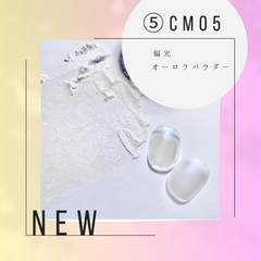 チップ付き！オーロラパウダー　CM05　オーロラミラー　偏光ミラー　偏光パウダー