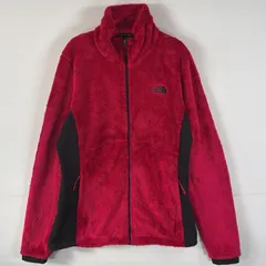 古着 ザ・ノースフェイス THE NORTH FACE フリースジャケット フルジップ ワンポイント刺繍 ハイロフトフリース M  ピンク系 レディース
