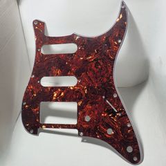 新品 ピックガード ブラウンべっ甲柄 ストラト系SSH用 ノイズシールド広め