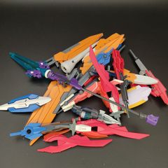 ガンダム カラー可動式プラモデル ライフル・シールド付き 約37cm ジャンク品 HG 1/100 GX-9901-DX ガンダムダブルエックス 機動新世紀