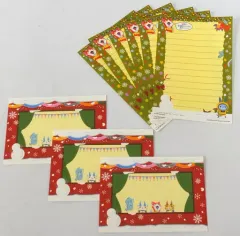 【中古】雑貨 集合(クリスマス) レターセット 「一番くじ 映画 妖怪ウォッチ エンマ大王と5つの物語だニャン!」 H賞