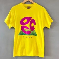 NIKE ACG ナイキ エーシージー EVO ビッグロゴ Tee Tシャツ 半袖 イエロー 黄 メンズ Sサイズ