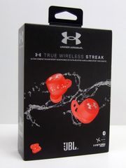 JBLイヤホン UA TRUE WIRELESS STREAK レッド 完全ワイヤレスイヤホン
