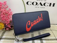 コーチ COACH 長財布 財布 ベースボール ステッチ レザー プレゼント ロング ジップ メンズ ブラック 新品 未使用 ファッション F21369  C329 - メルカリ