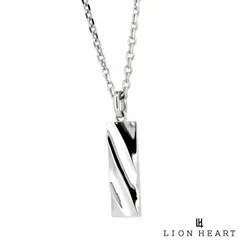 ライオンハート ツイストテック プレート ネックレス シルバー925 シルバー メンズ ブランド LION HEART