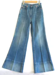 【極美品】GUCCI デニム ストレッチ スキニー パンツ GG ビジュー 40 kigaeru_270007114010