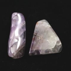 天然非加熱 タンザナイト＆クォーツ 原石 タンザナイト 非加熱 15.4mm原石 結晶 5.53ct (ID:56448) | 榎本通商