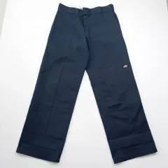 DICKIES(ディッキーズ) チノパンツ サイズ 31 ストレート ロゴ ネイビー メンズ コットンパンツ A4511