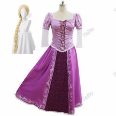 （ウィッグ付き）Tangled 魔髪の奇縁 長髪の王女フリン・ライダー王子 コスプレ衣装 コス服 アニメ コスチューム Cosplay イベント パーティー 変装