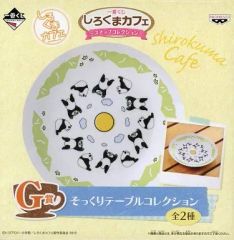 【中古】皿・茶碗(キャラクター) パンダくん そっくりテーブルコレクション 「一番くじ しろくまカフェ ～スナップコレクション～」 G賞
