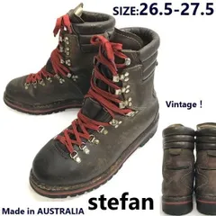 60s-70s?オーストリア製/Vintage★ステファン/stefan★雪山/重登山/トレッキング/マウンテンブーツ【26.5-27.0-27.5/茶】ビブラムソール◆sZ-215<sale>