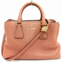 マイケルコース MICHAEL KORS 2WAY ハンドバッグ ショルダー レザー 鞄 ピンク ■SM3のサムネイル