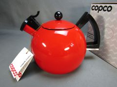 【新品】copco ホーロー ケトル　レッド　2.8L　やかん