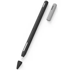 【特価セール】ESR Apple pencil ケース タッチペンカバー アップルペンシル第2世代対応 アップルペンシル カバー シリコン製 滑り止め 薄型 落下保護 握りやすい ブラック