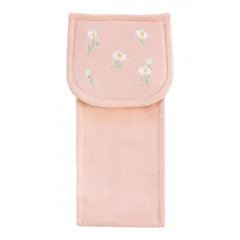 新着商品オカOKA フルールブラン トイレットペーパーホルダーカバー ピンク 洗える 花柄 フェミニン