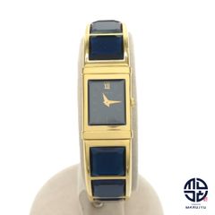 SEIKO LASSALE セイコーラサール バングルウォッチ 1E50-525A アクセサリーウォッチ ガラスパーツ ブルー クオーツ QZ 電池式 時計 レディース