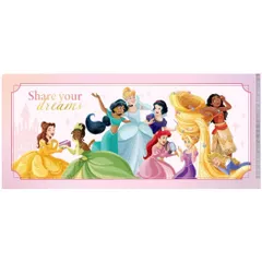 【メール便】ディズニープリンセス ミニクリアファイル チケットホルダー ディズニー インロック チケットケース キャラクター グッズ 