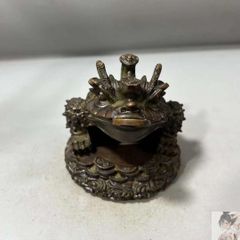 金蟾  財源金蟾 置物  如意金蟾  書道具 文房具装飾品 工芸品 美術品 置物 金蟾 財源金蟾 置物 如意金蟾 書道具 文房具装飾品 工芸品 美術