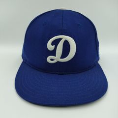 激レア 80～90s Los Angels Dodgers 筆記体ロゴ ニューエラキャプ アメリカ製 ロイヤルブルー×ホワイト ドジャース