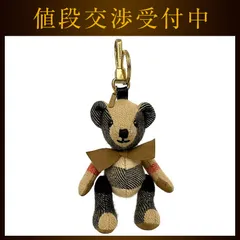 バーバリー バッグチャーム ベア ベージュ ブラック ゴールド ノバチェック