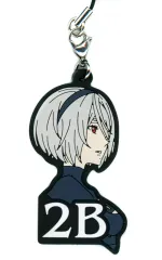 【中古】ストラップ 【シークレット】 ラバーストラップ 「NieR：Automata Ver 1.1a 放送記念くじ2」 F賞