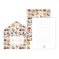 シモジマ モーニング レターセット&クリアファイル