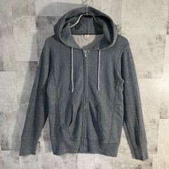 日本製 FILMELANGE スウェットパーカー フルジップ ネイビーグレー 3 コットン リネン riri ZIP