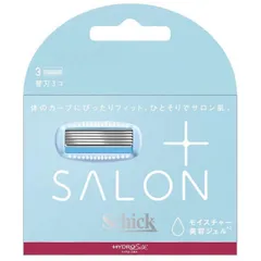 シック ハイドロシルク サロンプラス 替刃 女性用 Schick 替え刃 スキンガード付 カミソリ ホワイト 3コ入のサムネイル