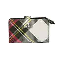 【新品】Vivienne Westwood ヴィヴィアンウエストウッド DERBY 51080028-S0012-PF 二つ折り財布 BIOGREEN SAFFIANO PRINTED3 O101  NEW EXHIBITION TARTAN 送料無料 プレゼ