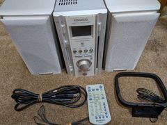 動作確認済 Kenwood RD-ESA5MD リモコン アンテナ付CD/MDステレオシステム