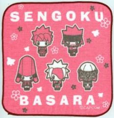 [중고] 수건·수건(캐릭터) 집합 핸드 타월 B(핑크) [전국 BASARA]