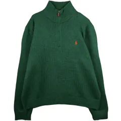 古着 ラルフローレン Ralph Lauren POLO by Ralph Lauren ウールニットハーフジップセーター メンズXXL相当/eaa592927