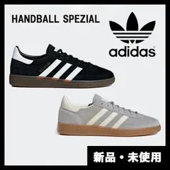 【新品未使用】adidas/アディダス HANDBALL SPEZIAL スニーカー 靴 トレンド ブラック・グレー×ホワイト / 77292220
