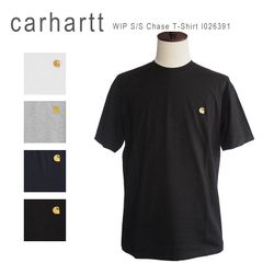新品 未使用 カーハート Tシャツ メンズ 半袖 ブランド 無地 ロゴ オシャレ 定番 ヘビーウェイト ショートスリーブチェイス Carhartt WIP S/S CHASE T-SHIRT I026391 ホワイト グレー ①