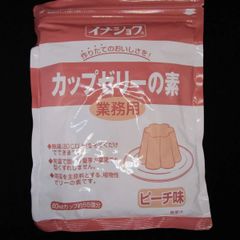 イナショクかんてんぱぱ　カップゼリーの素　ピーチ味600ｇ業務用